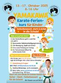 Veranstaltungsbild Karate-Ferienfreizeit: selbstbewusst, stark & sicher in die Schule!
(13.-17.10.)
